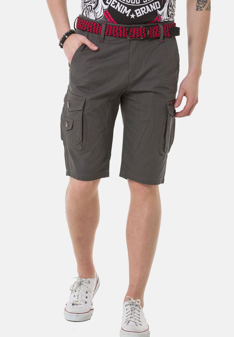 Herren Chino Shorts | Cipo & Baxx Shorts grau - OE26211 Herren Chino Shorts | Cipo & Baxx Shorts grau - OE26211