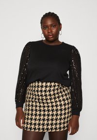 Vero Moda Curve VMCHARLOTTE SEQUINS - Sweatshirt - black
