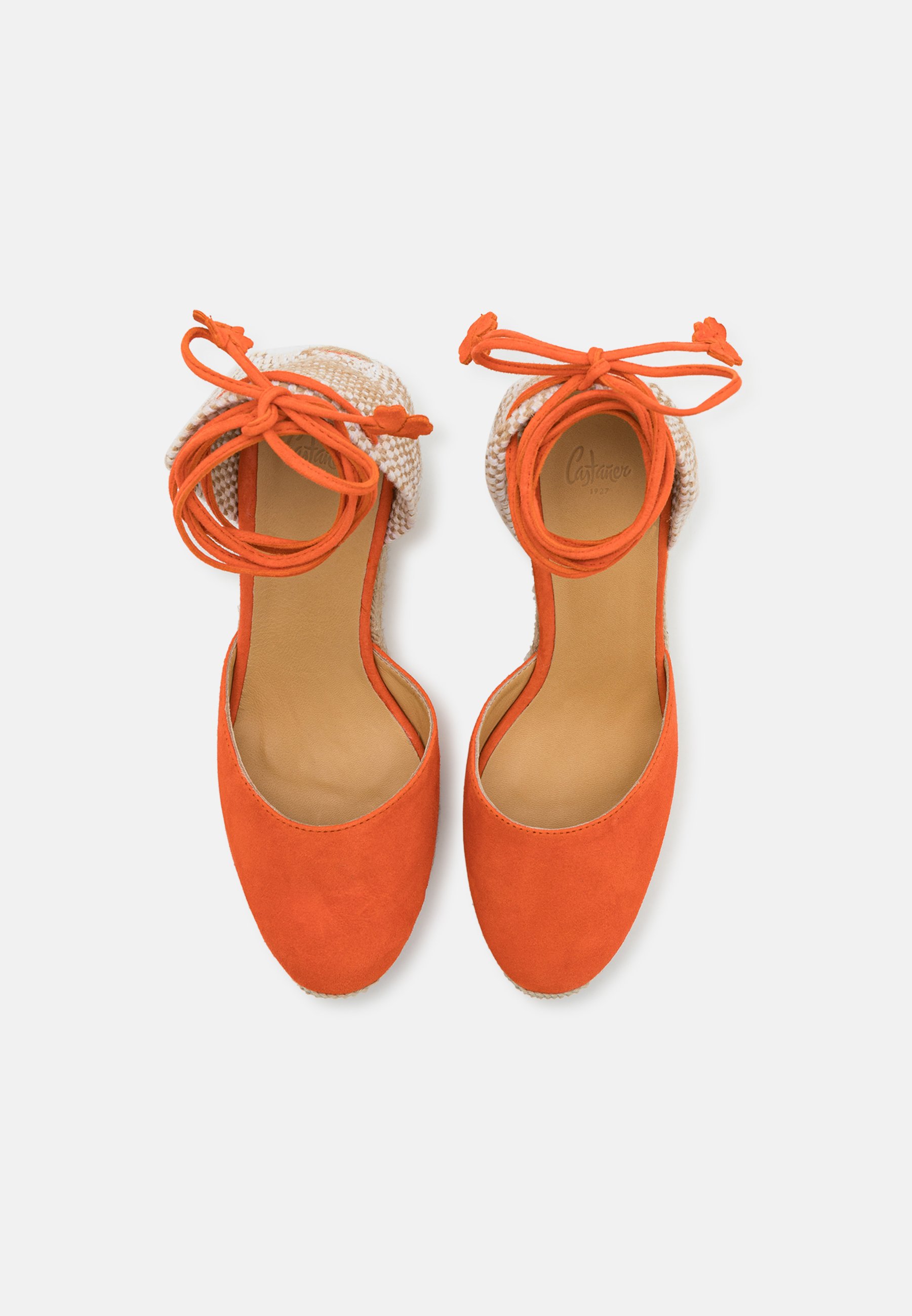 Castañer CARINA - Platform sandals - papaya/orange - Zalando