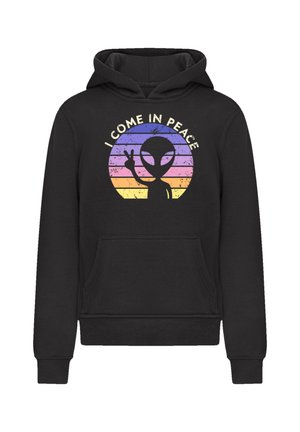 ALIEN PEACE SUNSET - Hoodie - schwarz