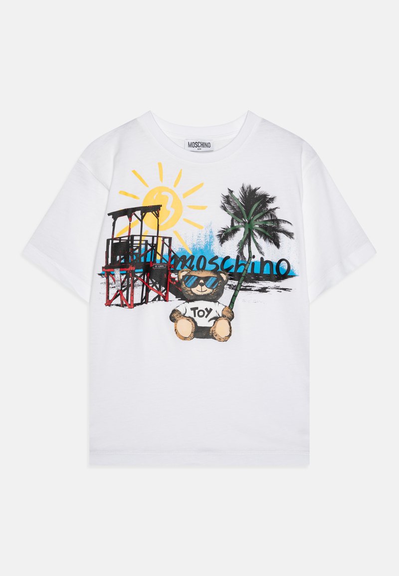 MOSCHINO - MAXI - Camiseta estampada - bianco ottico, Ampliar