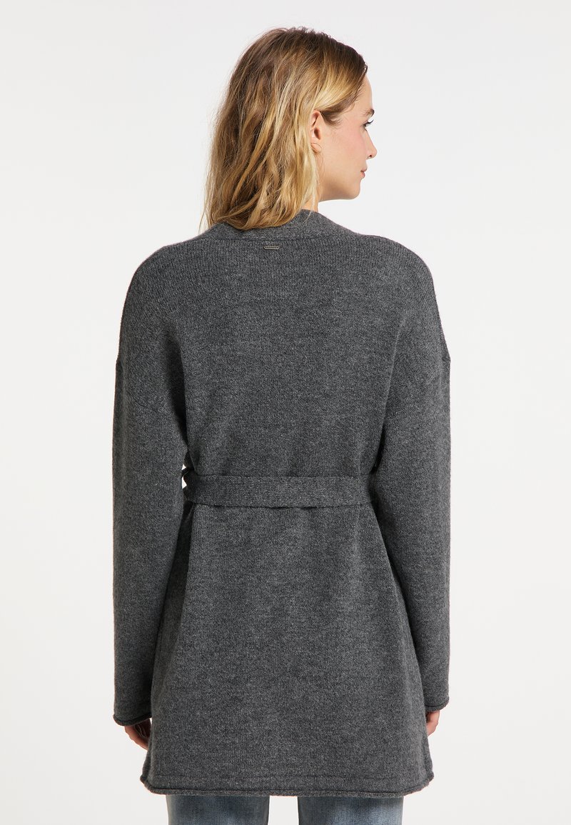 Damen Strickjacken | DreiMaster DREIMASTER INCUS Strickjacke grau melange/grau-meliert - KW20549 Damen Strickjacken | DreiMaster DREIMASTER INCUS Strickjacke grau melange/grau-meliert - KW20549