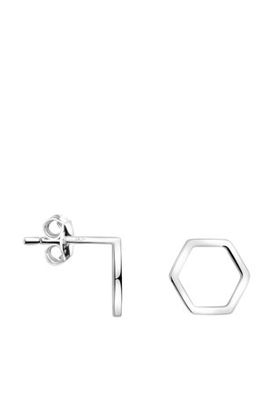 HEXAGON - Boucles d'oreilles - silver coloured