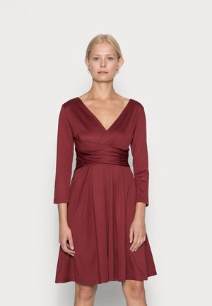 Jersey dress - bordeaux