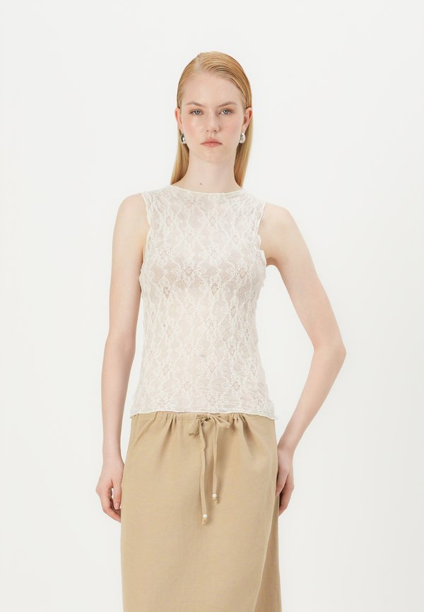 ONLJOANNE O NECK - Top - cloud dancer3