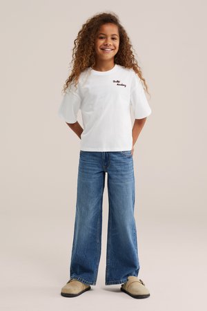 WE Fashion, BLUE RIDGE - Straight leg jeans - dark blue