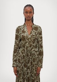 Marella DIONIGI - Rochie tip cămașă - verde kaki