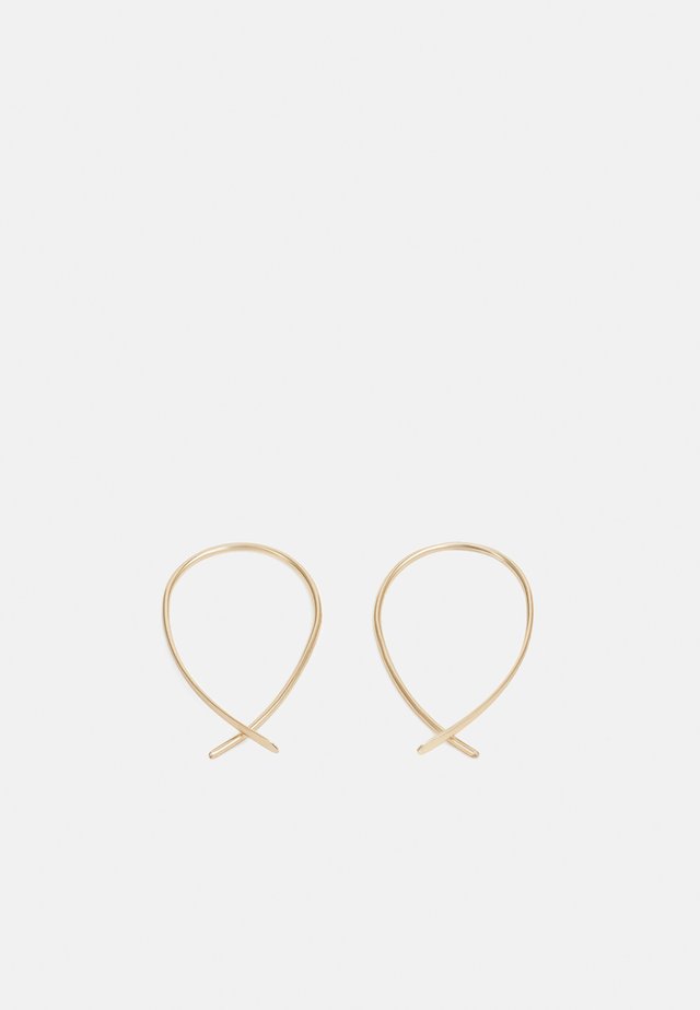 BASIC THREADER - Boucles d'oreilles - gold-coloured
