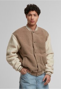 Urban Classics Fleecejakke - darktaupe