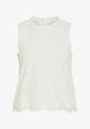 SLEEVELESS TOP VIYARA ROUND NECK - Blouse - cloud dancer