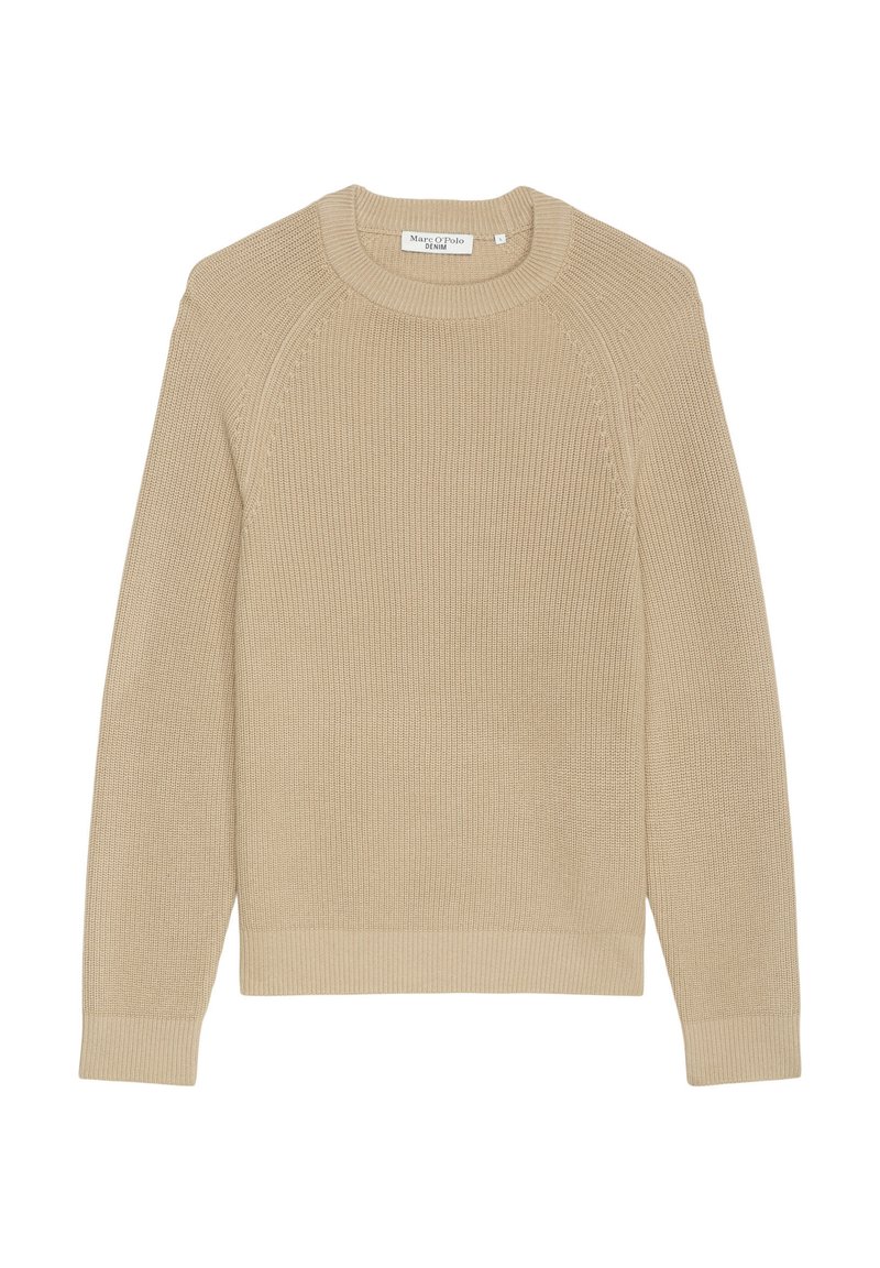 Marc O'Polo DENIM LONGSLEEVE RAGLAN - Jumper - pure cashmere/beige ...
