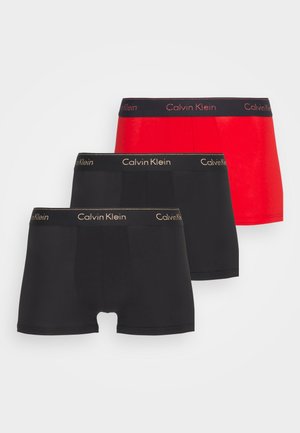TRUNK 3 PACK MODERN COTTON HOLIDAY FASHION - Boxer brief - black/red
