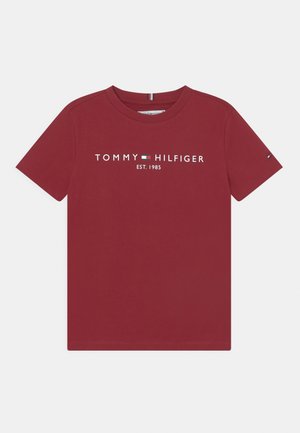 ESSENTIAL TEE UNISEX - Print T-shirt - rouge