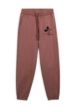 CON STAMPA DISNEY E STRASS - Pantalones deportivos - brown