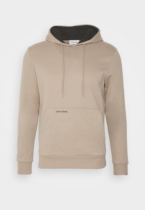 Jack & Jones JJCONTRAST HOOD - Collegepaita - crockery
