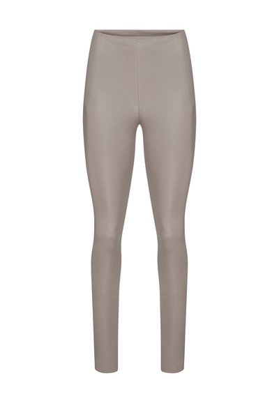 VSP ANTONIA - Leren broek - beige