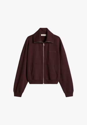 Marc O'Polo, Sweater met rits - black cherry