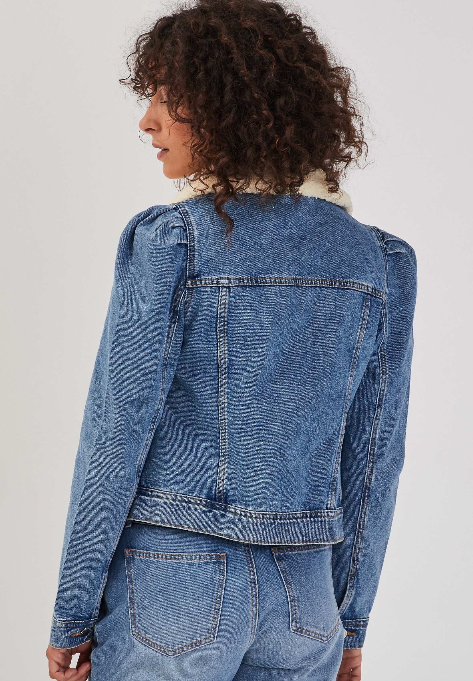 Spijkerjas denim double stone Spijkerjas denim double stone