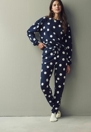 SET - Pyjama - navy blue spot