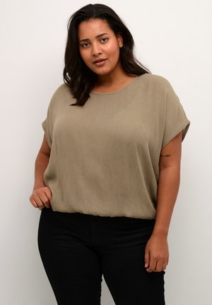 Kaffe Curve STANLEY SS - Bluse - petrified oak