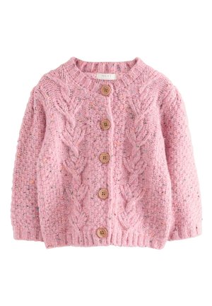 Next REGULAR FIT - CHUNKY BOBBLE - Adīta jaka - pink