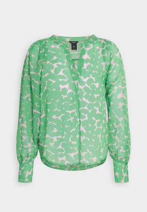 Lindex, BLOUSE BLENDA - Bluză - strong green