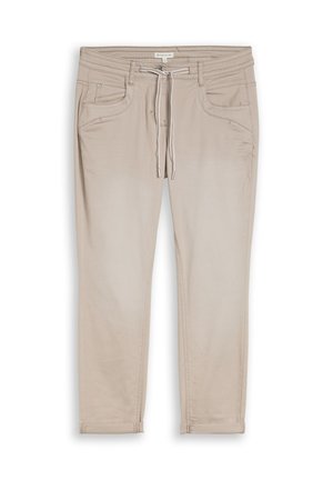TOM TAILOR, TOM TAILOR TAPERED RELAXED - Broek - soft taupe grey