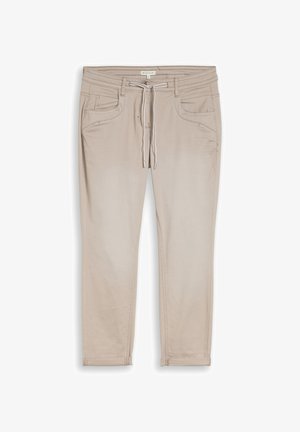 TOM TAILOR, TOM TAILOR TAPERED RELAXED - Pantalon classique - soft taupe grey