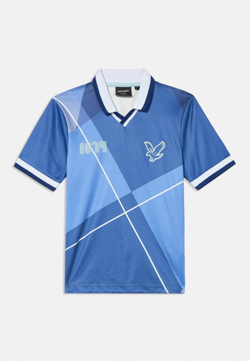 Lyle & Scott T-shirt print blauw
