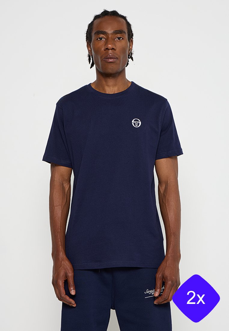 Sergio Tacchini T-shirt basic donkerblauw