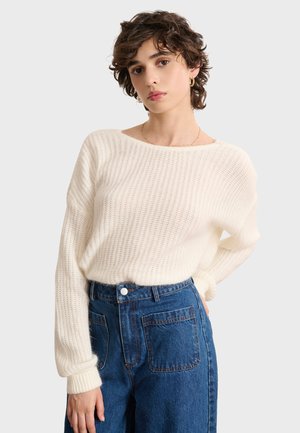 KIWI - Strickpullover - white