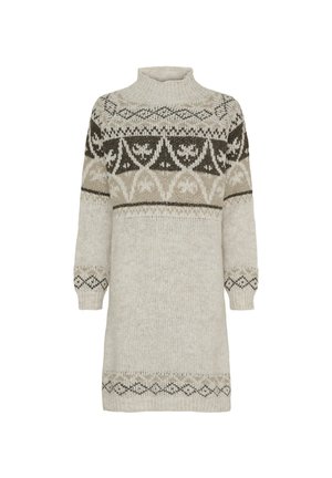 JOCELYNE - Strikkjoler - calce fango beige