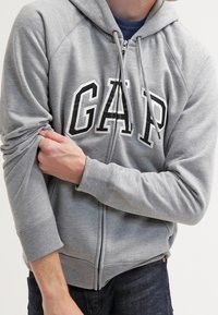 GAP Felpa con zip - mottled grey