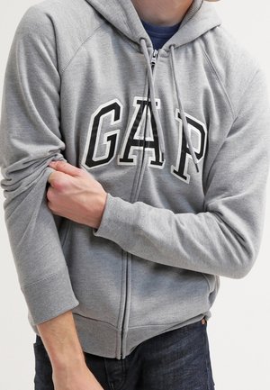 GAP Felpa con zip - mottled grey