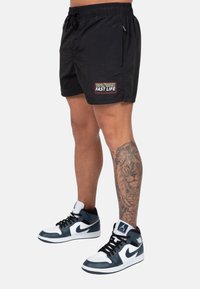 Wrong Friends FAST LIFE - Zwemshorts - zwart