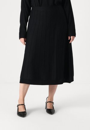 GELA - A-line skjørt - nero