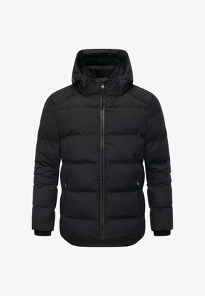 Fekete párnázott dzseki magas gallérral, elülső cipzárral és oldalsó zsebekkel. Simább felülettel és rugalmas mandzsettákkal rendelkezik a biztos illeszkedés érdekében.