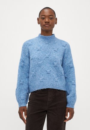 VMGAIL HIGHNECK  - Strikkegenser - allure melange