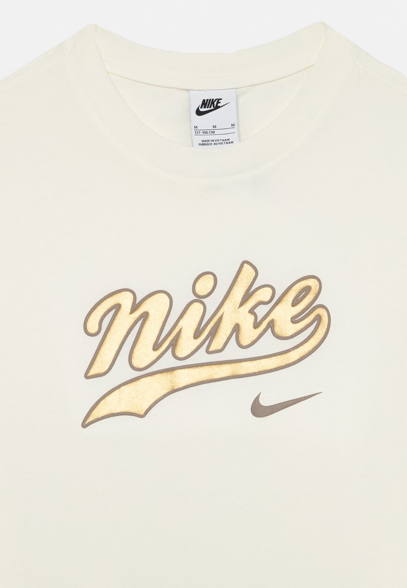 Nike Sportswear TREND TEE Print T-shirt sail/metallic gold