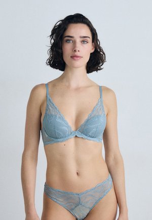 LIGHTLY LINED PLUNGE SENSUAL  - Triangle bra - lead