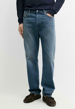 Massimo Dutti STRAIGHT-LEG JEANS 00405126 - Jeans Straight Leg - dark blue