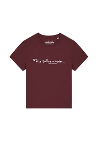 Niet geselecteerd, burgundy