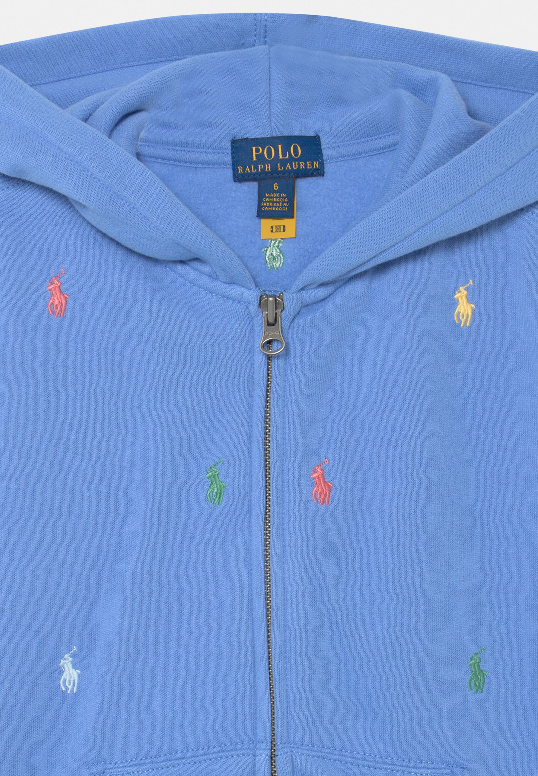 Polo Ralph Lauren Sudadera con cremallera - lake blue/azul - Zalando.es