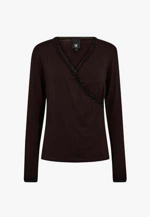 NÜ Denmark, ADELE - Μπλούζα με μακριά μανίκια - dark brown