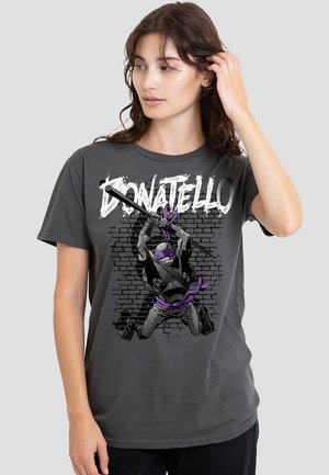 Print T-shirt - anthracite