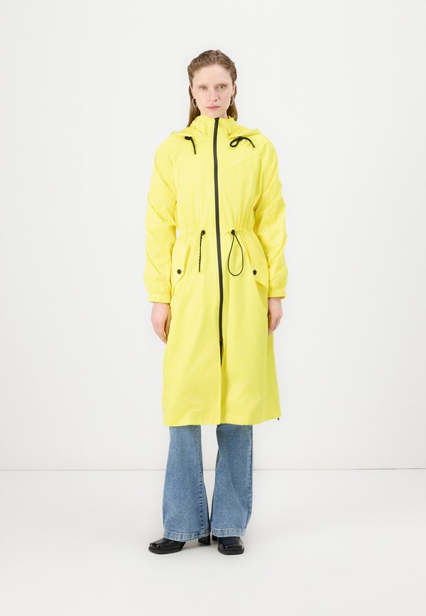 COATED ANARAK - Waterproof jacket - daffodil