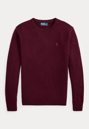 Polo Ralph Lauren, WOOL CREWNECK SWEATER - Strickpullover - aged wine heather