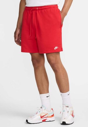 Nike Sportswear CLUB FLOW - Pantaloni sportivi - university red university red white