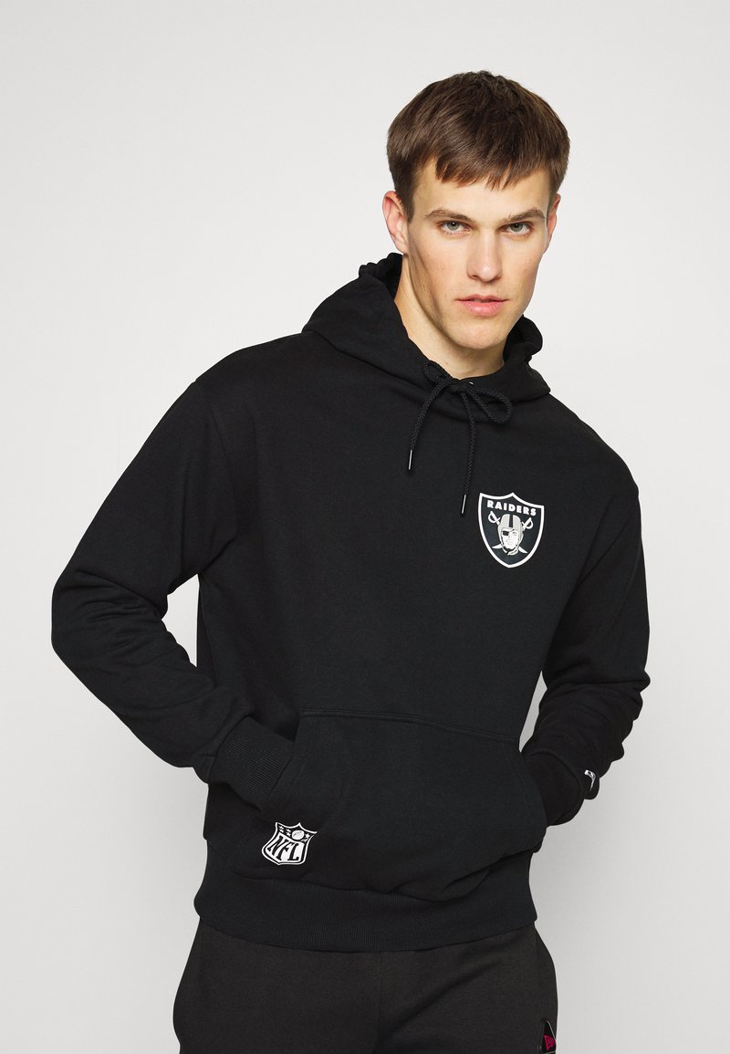 New Era NFL LAS VEGAS RAIDERS HALF LOGO HOODY - Hoodie - black -  Zalando.co.uk
