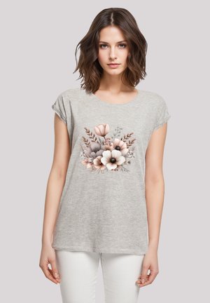 BLUMENSTRAUSS  - Print T-shirt - heather grey